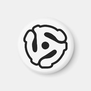 7 inch 45 rpm vinyl adapter insert spindle spider magnet