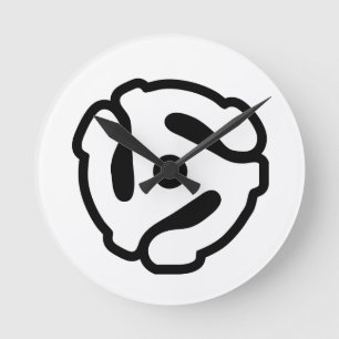 7 inch 45 rpm vinyl adapter insert spindle spider round clock