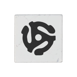 7 inch 45 rpm vinyl adapter insert spindle spider stone magnet