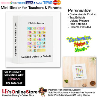 7 Learn Alphabet Add Childs Name Date Info Teacher Mini Binder