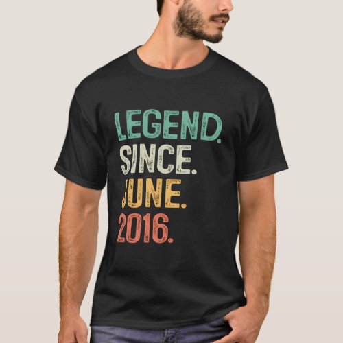 7 Legend June 2016 7Th T_Shirt