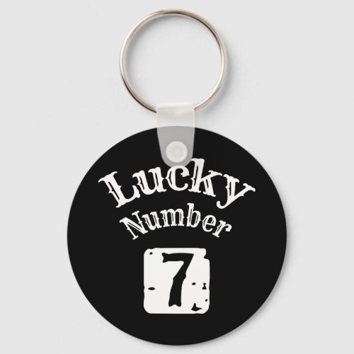 7 _ Lucky Number 7 Luck Keychain