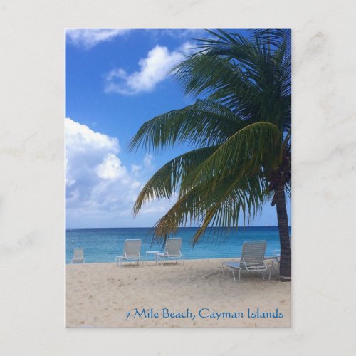 7 Mile Beach Cayman Islands Postcard