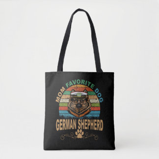 7 Mom Favorite Dog German Shepherd Tote Bag
