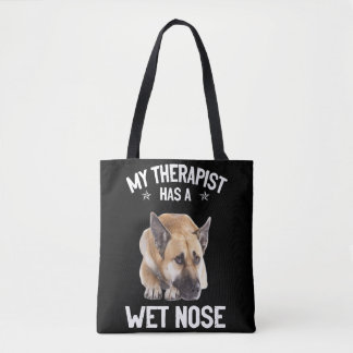 7 My Therapist Has A Wet Nose Tote Bag