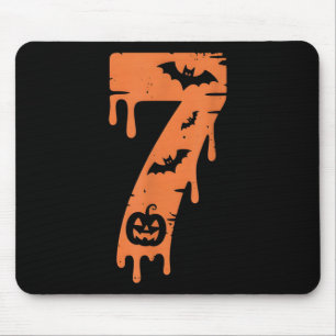 7 Number Meme 67 Six Seven Halloween Mouse Pad