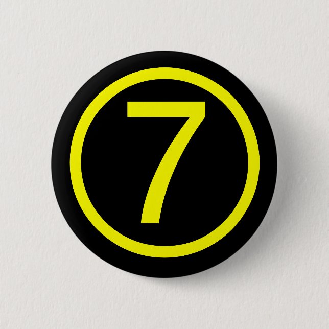 7 - number seven button (Front)