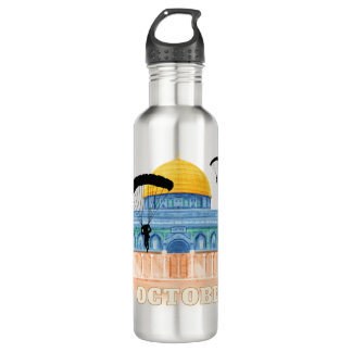 7 october stainless steel water bottle