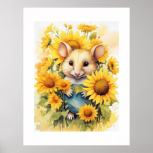 7 of 17 Sunflower Garden Miceville Poster