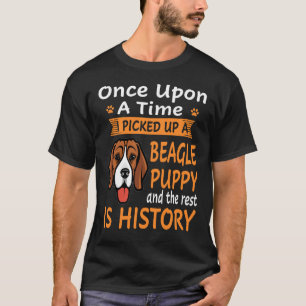 7 One Upon A Time - Beagle Puppy T-Shirt