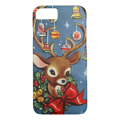 7 phone case Vintage retro reindeer Christmas Holi