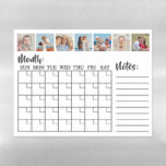 7 Photo Collage Blank Monthly Calendar  Magnetic Dry Erase Sheet<br><div class="desc">Create your own, Year At A Glance Calendar, Photo Collage for Christmas, Birthdays, Weddings, Anniversaries, Graduations, Father's Day, Mother's Day or any other Special Occasion, with our easy-to-use design tool. Add your favorite photos of friends, family, vacations, hobbies and pets and you'll have a stunning, one-of-a-kind photo collage. Our custom...</div>