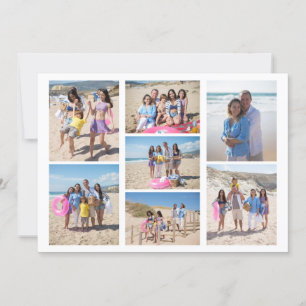 7 Photo collage family template personalized
