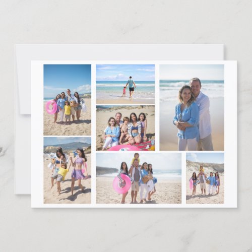 7 Photo collage template personalized