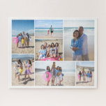 7 Photo collage template personalized Jigsaw Puzzle<br><div class="desc">Memories made to last a lifetime! This one-of-a-kind 7 photo collage jigsaw puzzle lets you cherish your most precious moments from Ricaso - Customize with your favorite 7 photos for a personalized puzzle Display your favorite people, places and moments in one beautiful collage! This customized 7 photo puzzle lets you...</div>