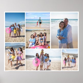 7 Photo collage template personalized