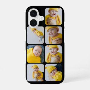 7 Photo Make Your Own Personalized Collage iPhone 16 Case