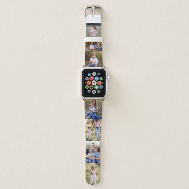 7 photo modern minimal simple apple watch band (Front)