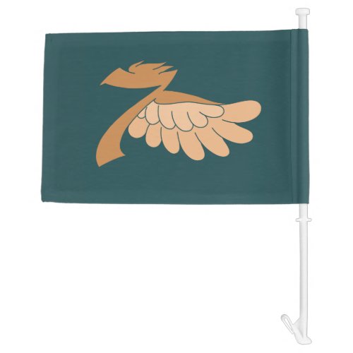 7 Pidgeys Car Flag