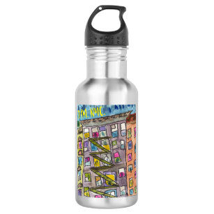 7 PM NYC Gratitude Waterbottle Stainless Steel Water Bottle