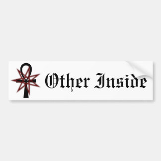 7 Pointed Star with Ankh Bumper Sticker