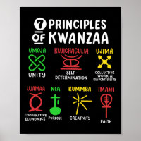 7 Principles Of Kwanzaa Black African American Men