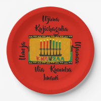 7 Principles of Kwanzaa Candles 9"