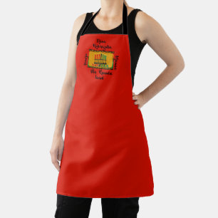 7 Principles of Kwanzaa Candles Apron