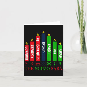 7 Principles Of Kwanzaa Card