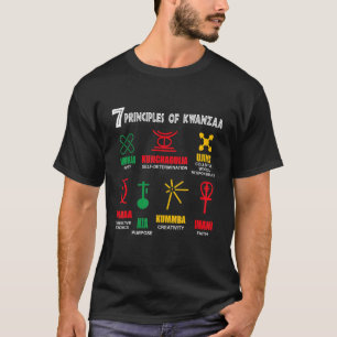 7 Principles Of Kwanzaa T-Shirt