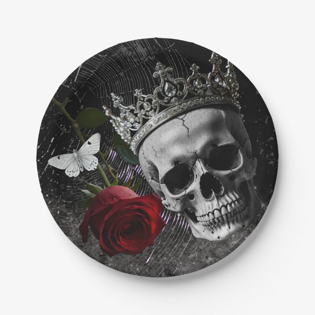 7" Round Paper Plate Haunting Adeline Zade Mea (Front)