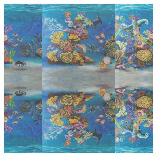 7 Seas Coral Reef Fabric