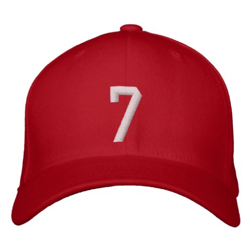 7 Seven Embroidered Baseball Hat