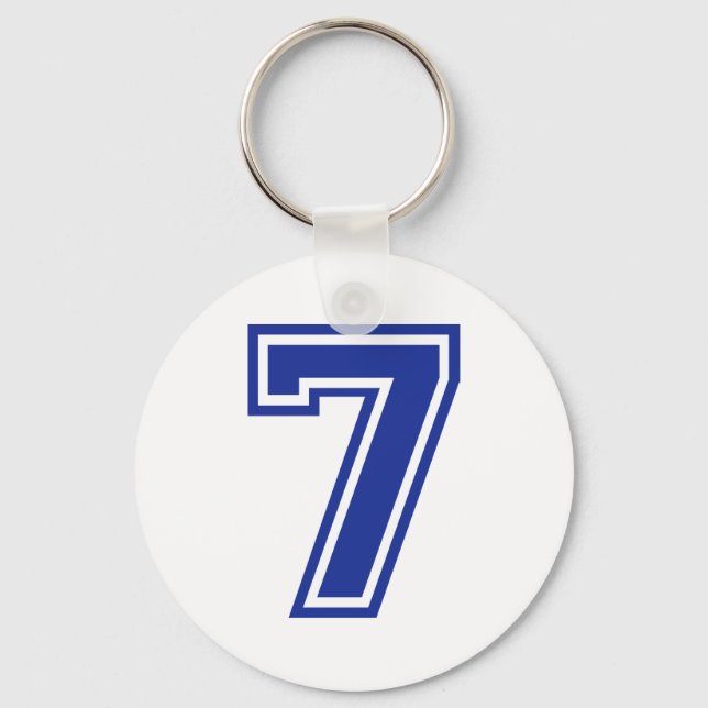 7 - seven keychain (Front)