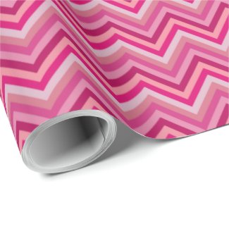 7 Shades Pink Zig Zag Stripe