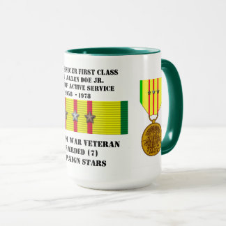 7 STARS SAILORS VIETNAM WAR MUG