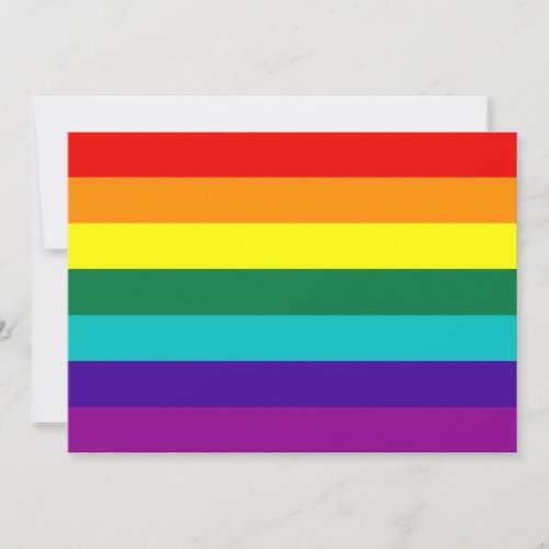 7 Stripes Rainbow Gay Pride Flag