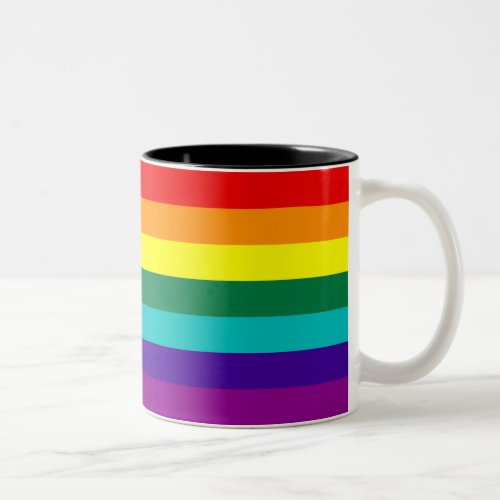 7 Stripes Rainbow Gay Pride Flag Mug 7 Stripes Rainbow Gay Pride Flag Mug