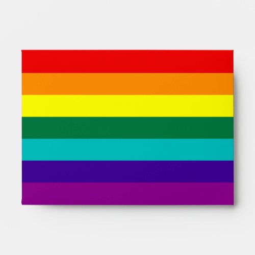 7 Stripes Rainbow Pride Envelope