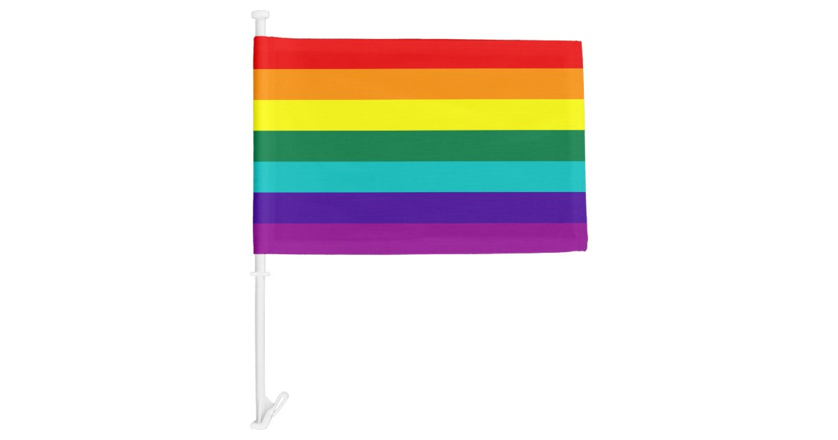 7 Stripes Rainbow Pride Flag | Zazzle
