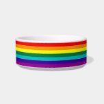 7 Stripes Rainbow Pride Flag Bowl<br><div class="desc">7 Stripes Rainbow Pride Flag
 
Version with hot pink stripe removed because of the unavailability of hot-pink fabric (1978–79).</div>