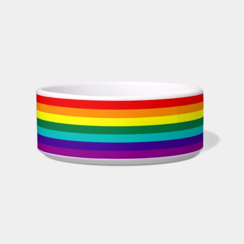 7 Stripes Rainbow Pride Flag Bowl