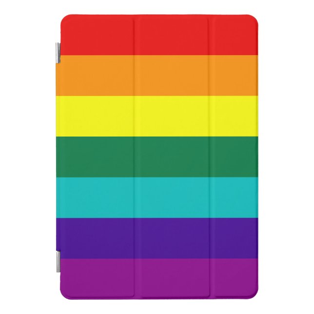 7 Stripes Rainbow Pride Flag iPad Pro Cover (Front)