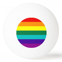 7 Stripes Rainbow Pride Flag Ping Pong Ball 7 Stripes Rainbow Pride Flag Ping Pong Ball