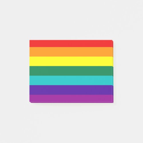 7 Stripes Rainbow Pride Flag Post_it Notes