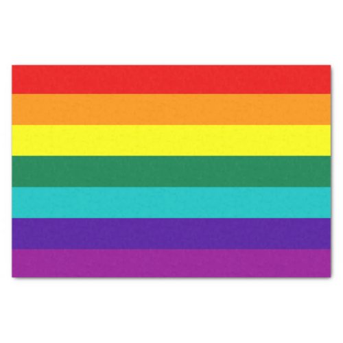 7 Stripes Rainbow Pride Flag Tissue Paper