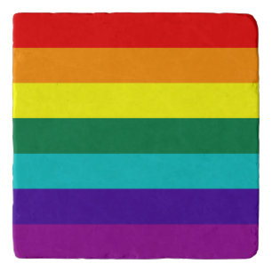 7 Stripes Rainbow Pride Flag Trivet