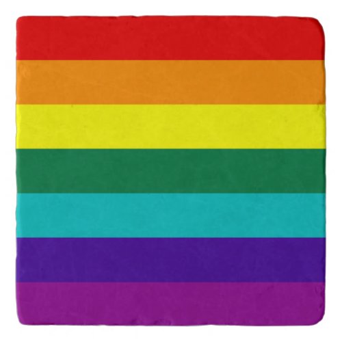 7 Stripes Rainbow Pride Flag Trivet