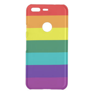 7 Stripes Rainbow Pride Flag Uncommon Google Pixel Case