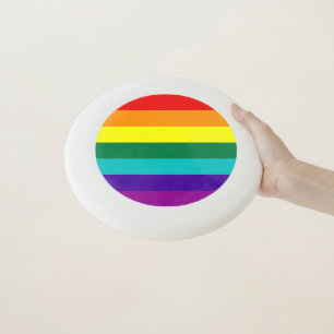 7 Stripes Rainbow Pride Flag Wham-O Frisbee